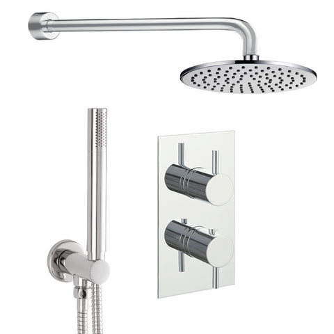 concealed thermostatic shower mixer valve