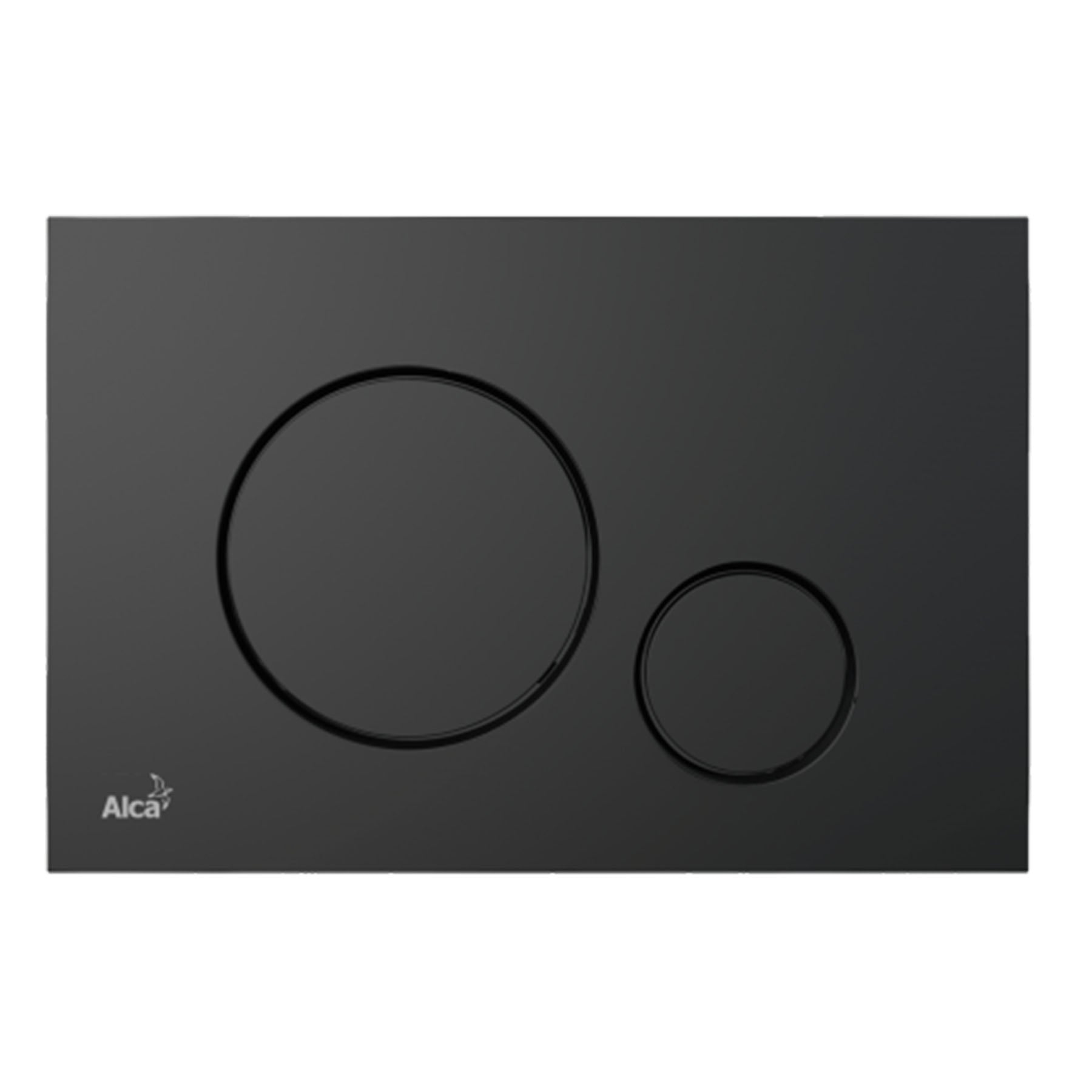 black toilet flush button Main image