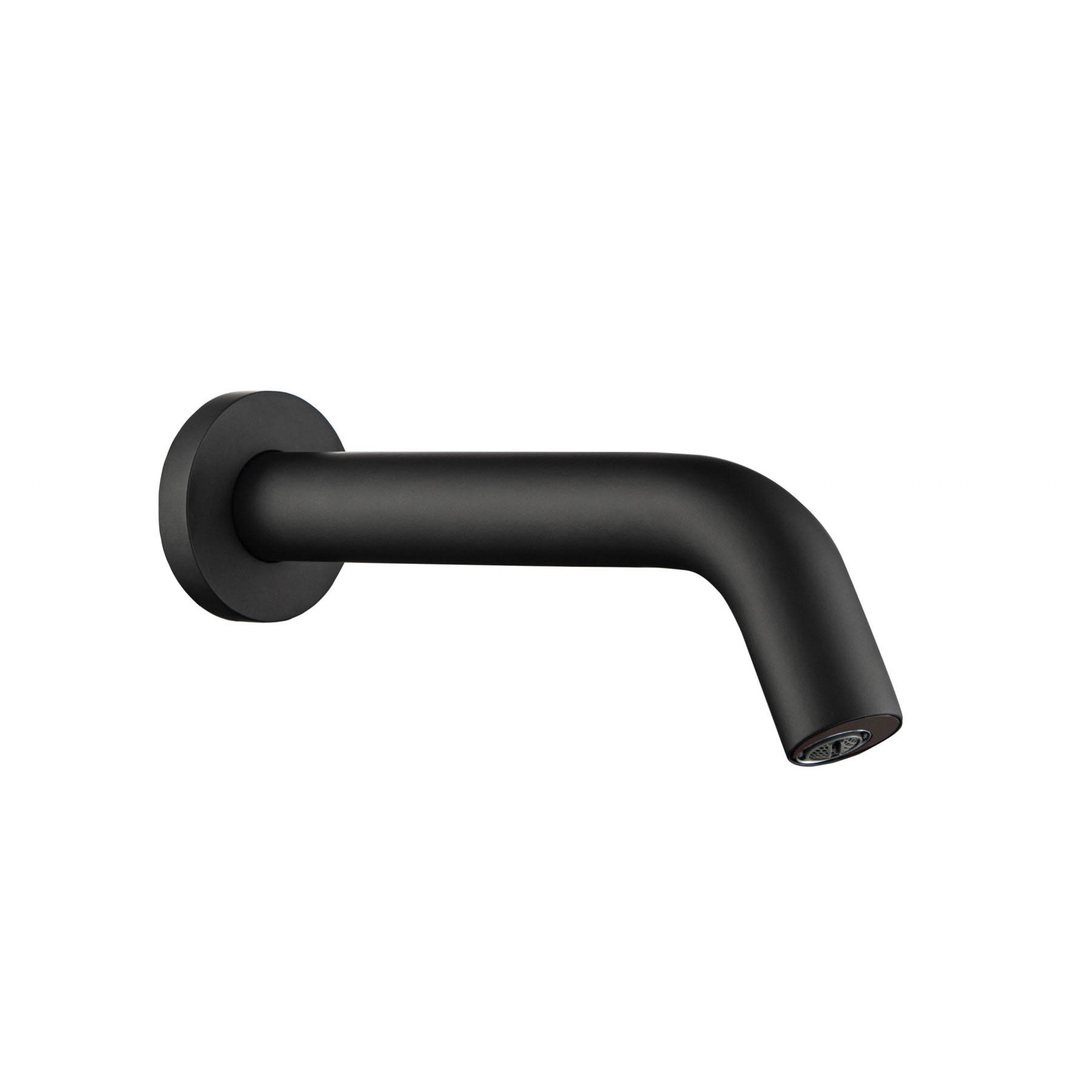 Wall-Mounted Black Sensor Tap - Matt Black Secondary image