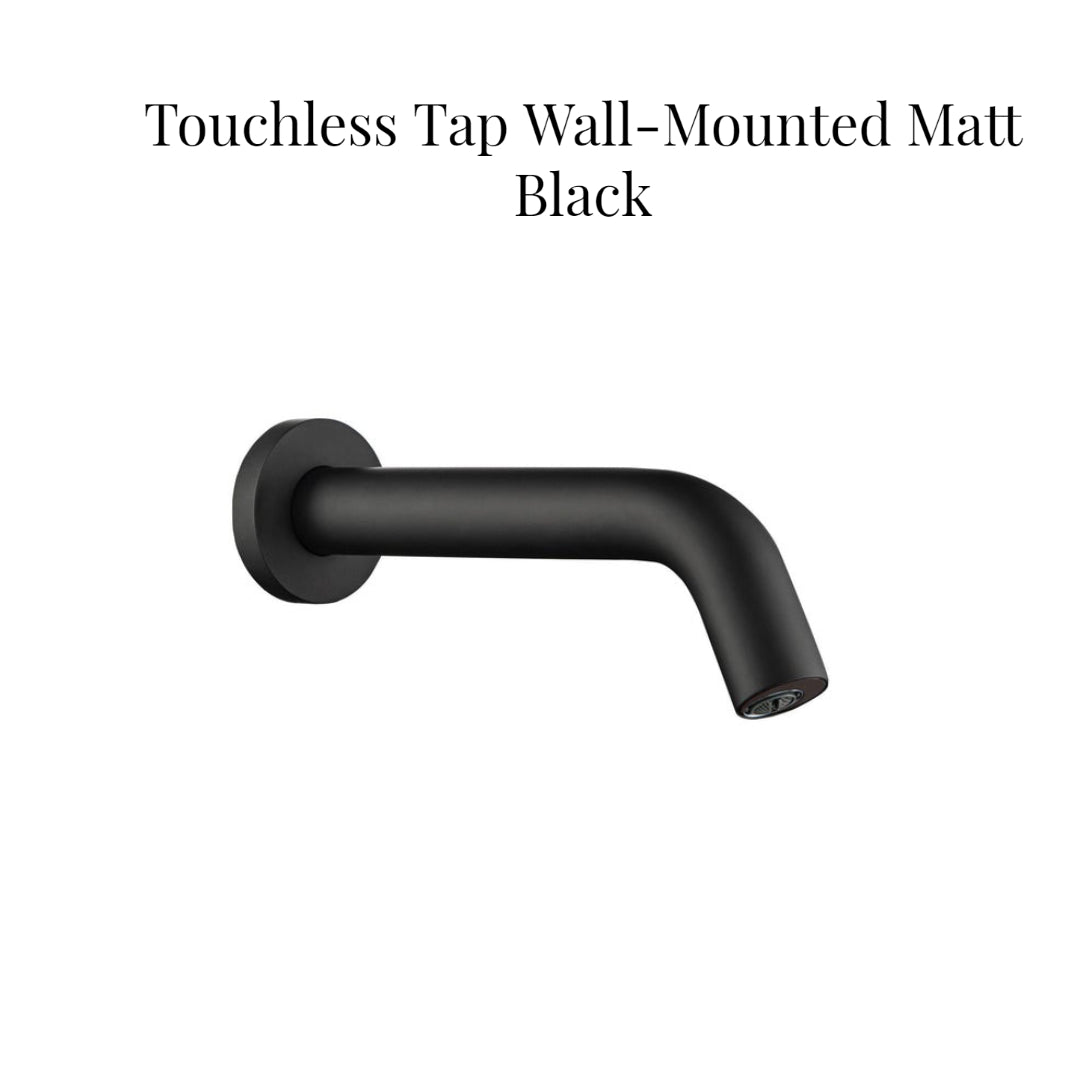 Sensor black basin mixer tap