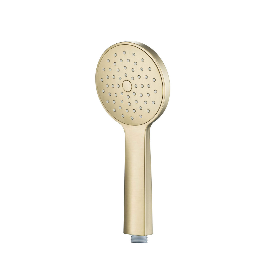 VOS Shower Handset with Single Flow - Brushed Brass