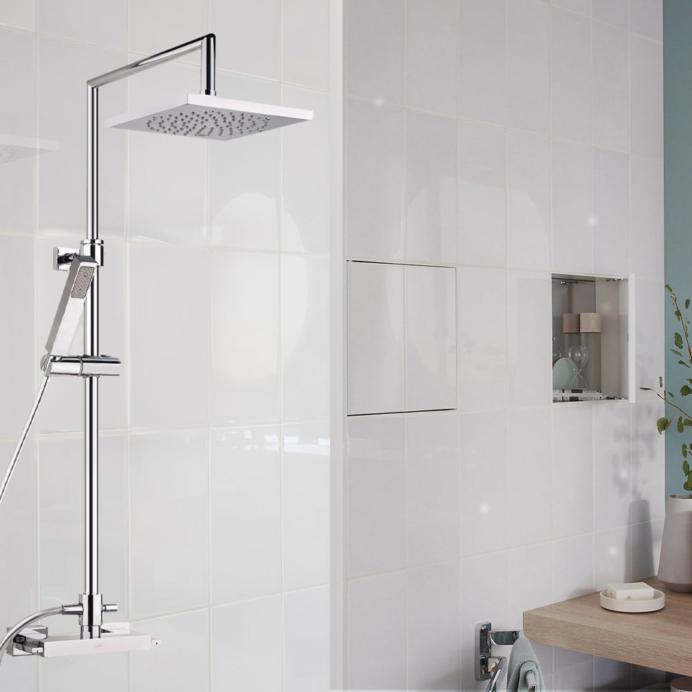 Shower Riser with Adjustable Shower Head and Shower Handset Secondary image