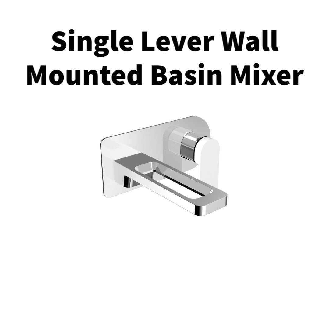 Single Lever Wall Mounted Basin Mixer 