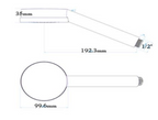 Single Function Round Shower Handle