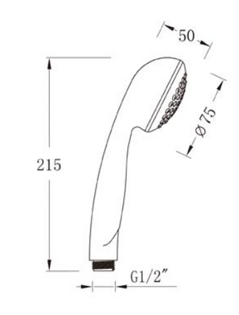 Single Function Shower Handle, LP 0.2 Secondary image
