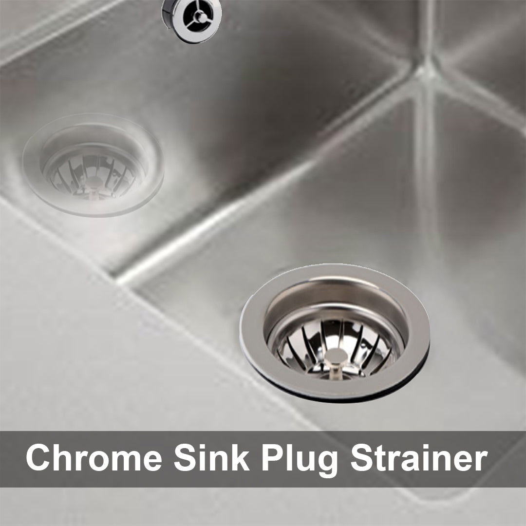 kitchen sink overflow kit chrome