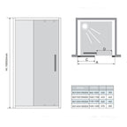 Sliding Shower Doors - Multiple Sizes