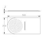 Sleek Waterfall Shower