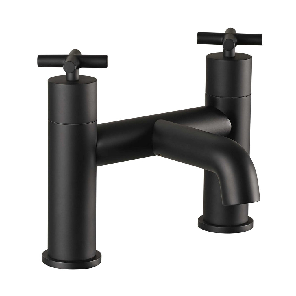 black bath filler tap