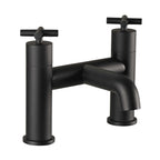 black bath filler tap