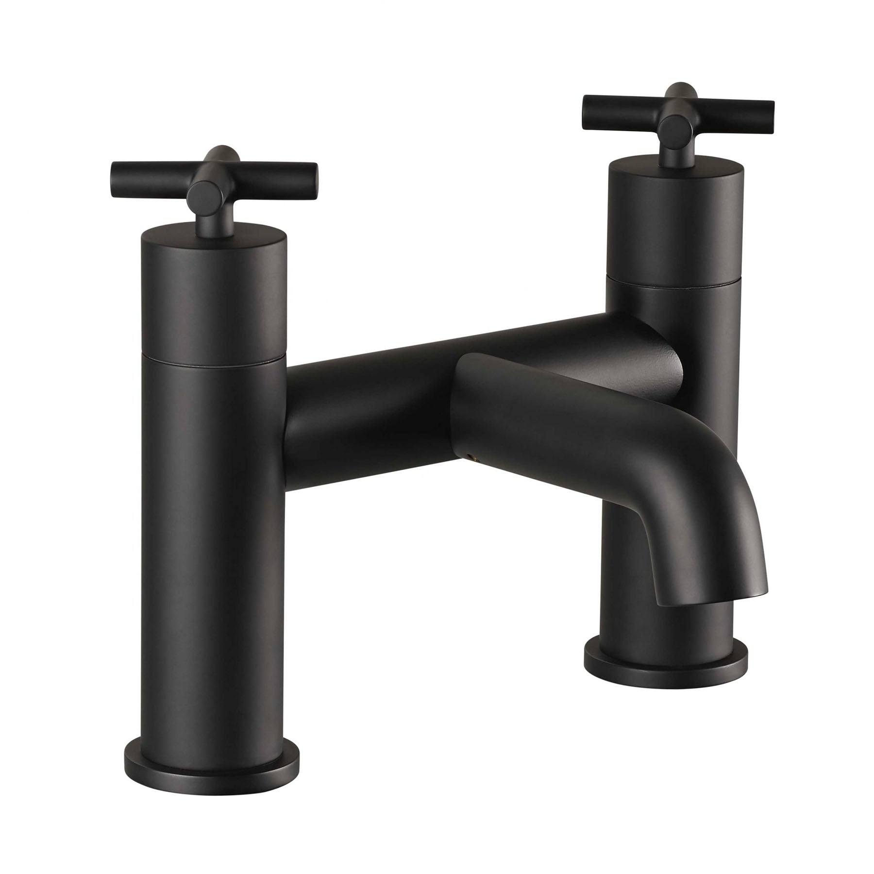black bath filler tap