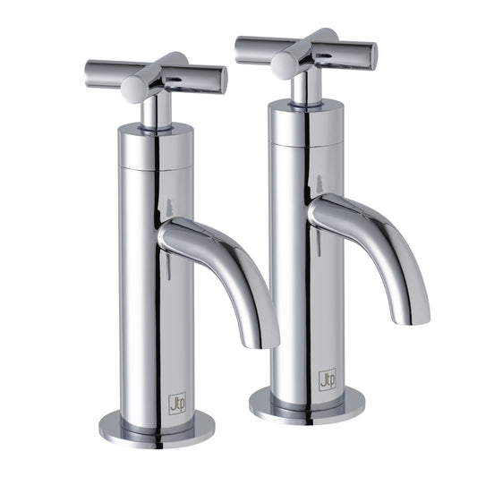 Solex Contemporary Wash Basin Pillar Tap with Precise Responsive Controls, Made from solid brass and finished in Chrome making it Rust-resistant and Easy to Clean, MP 0.2 [66011] 2560
