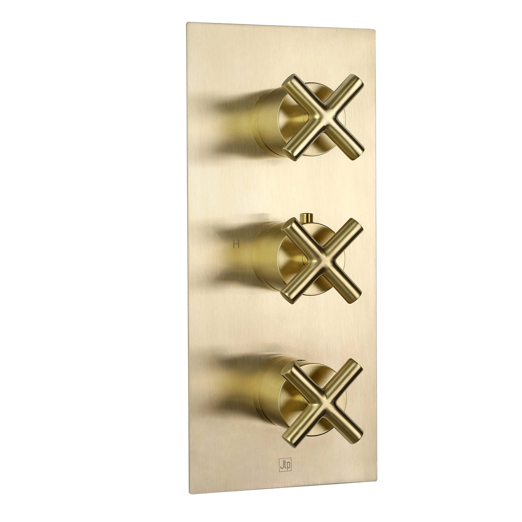 Solex Thermostatic Concealed 3 Outlet Shower Valve, Vertical [6691ABBR]