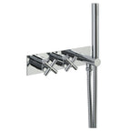 Solex Thermostatic Concealed 2 Outlets Shower Valve with attached Handset