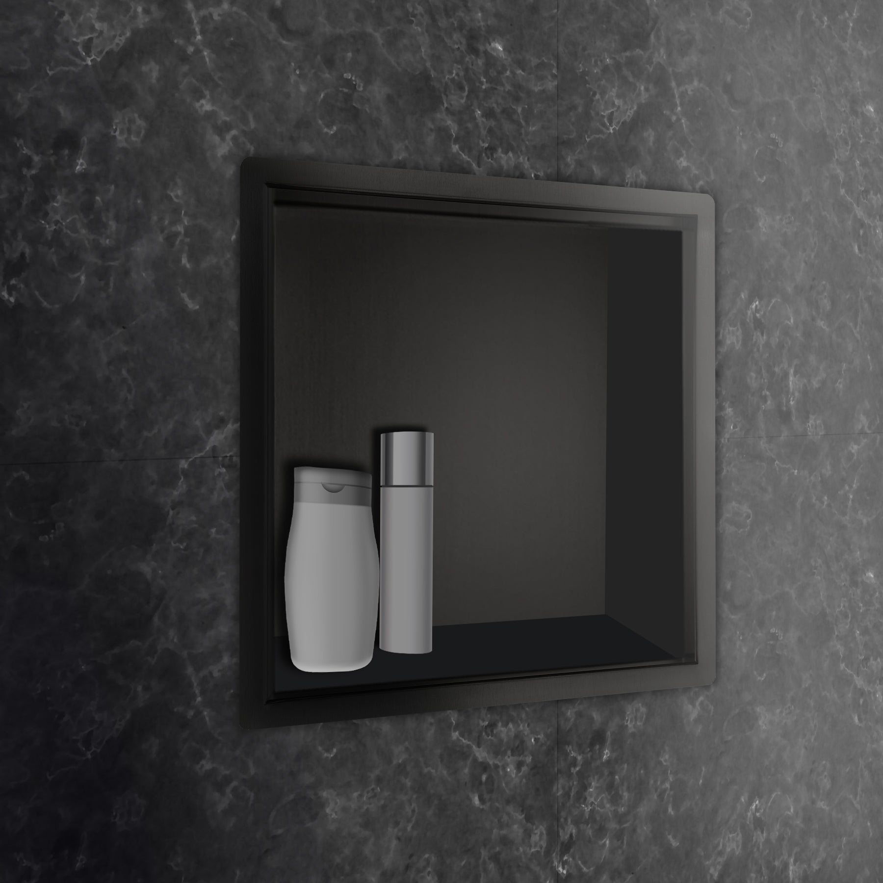 Black Shower Niche | Bathroom Niche | Tapron UK