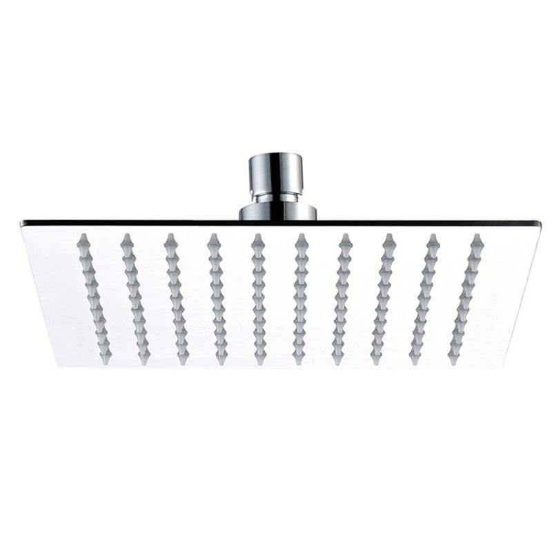 Ultra-Thin Low-Pressure Square Shower Head With Silicon Nozzles, 250mm