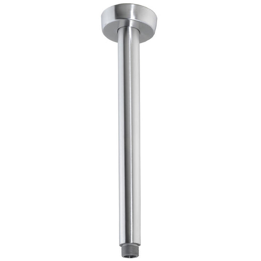 Inox Brushed Stainless Steel Vertical Ceiling Shower Arm - 200mm 1000
