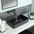 black counter Top Basin-Tapron