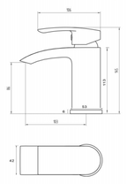 Stream_Basin_Mixer_with_Click_Clack_Waste_technical_drawing