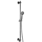 black slide rail shower