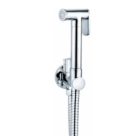 Thermostatic Slim Round Douche Toilet Kit With Built In Bracket [TRTD101BS]