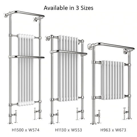 traditional tall chrome radiator