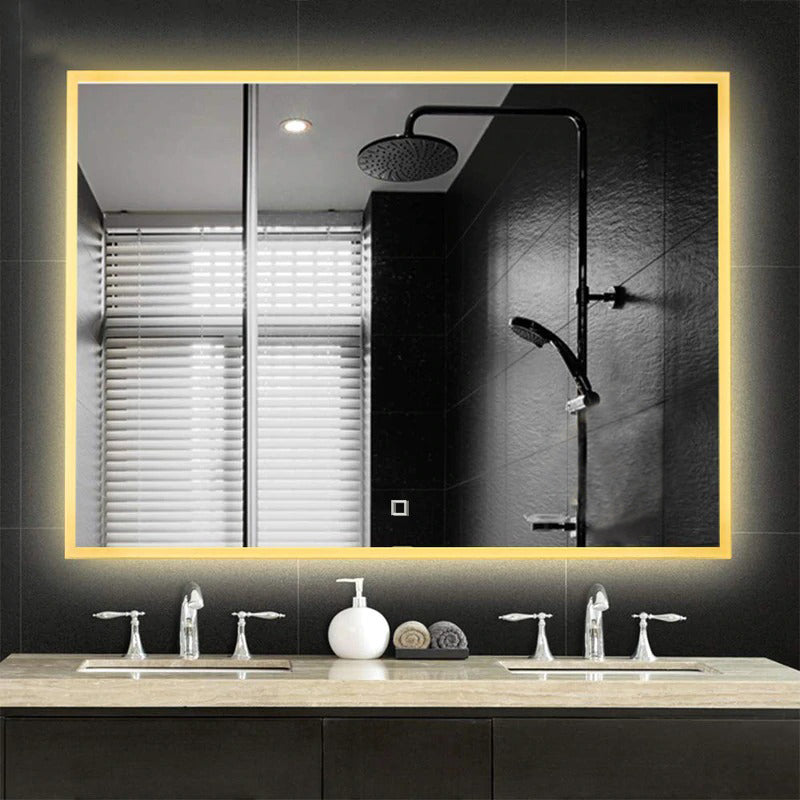 Neon LED Mirror with Colour Temperature Control 