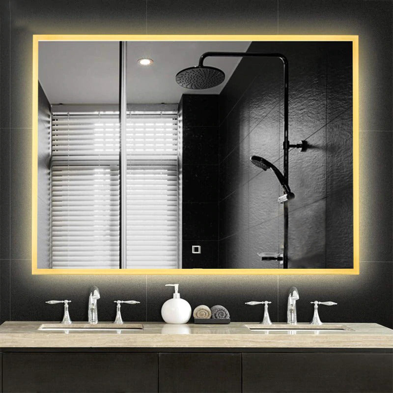 Illuminated Bathroom Mirror, Rectangular Bathroom Mirror