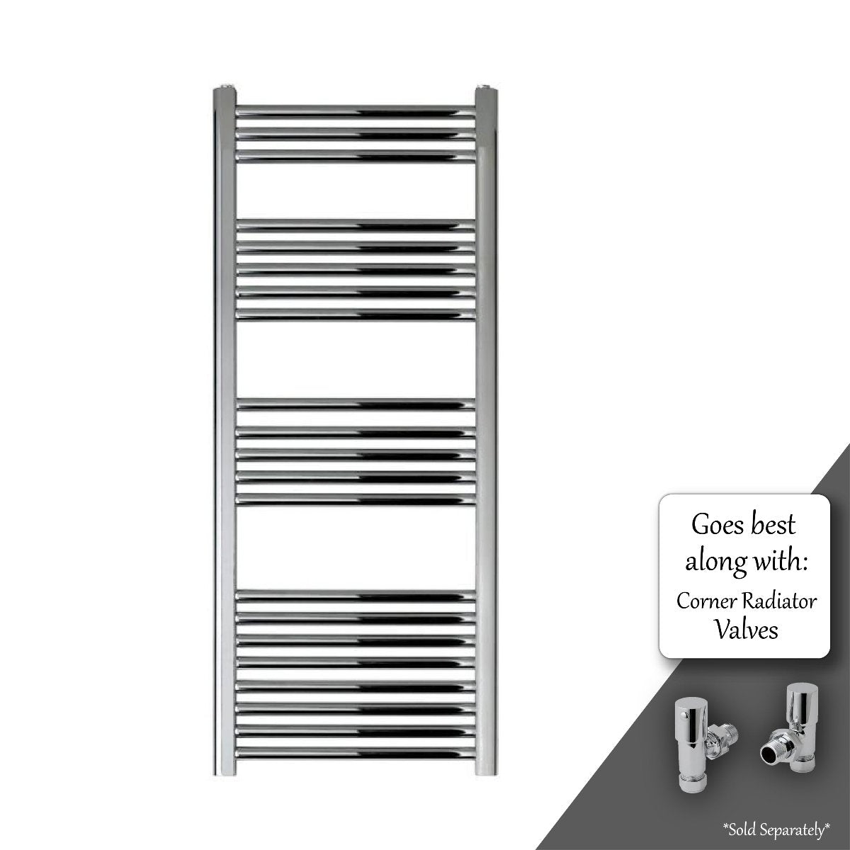 Chrome Heated Towel Rail