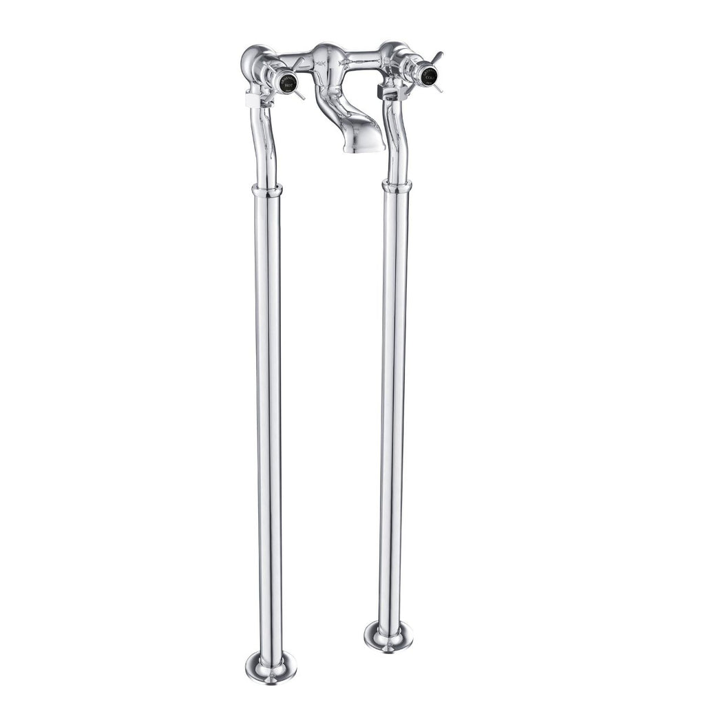 Floor standing Bath Filler - Chrome