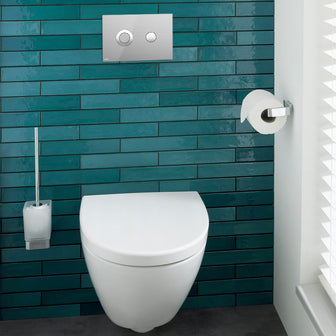 Toilet Flush Plate with Round Push Button Secondary image