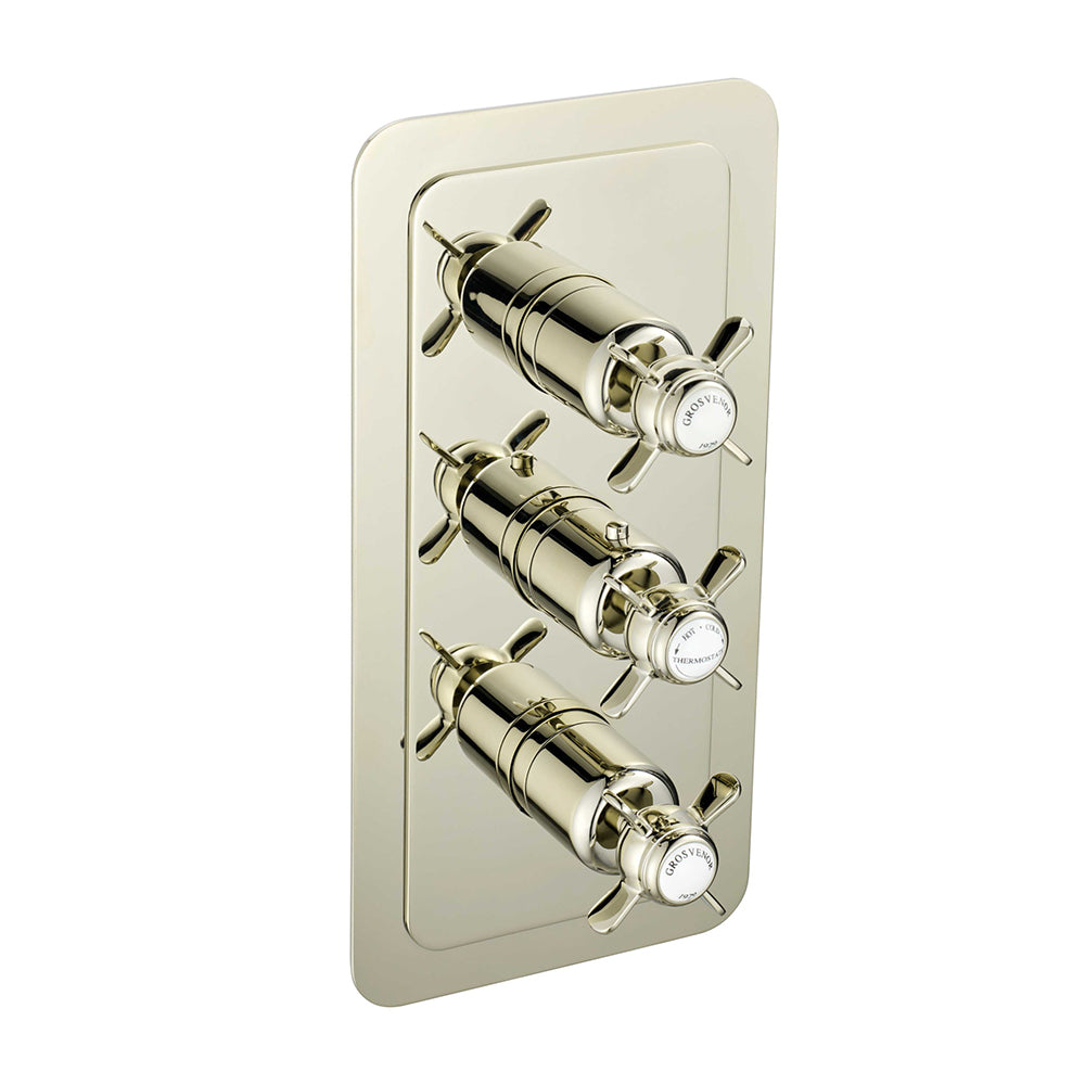 brushed nickel valve