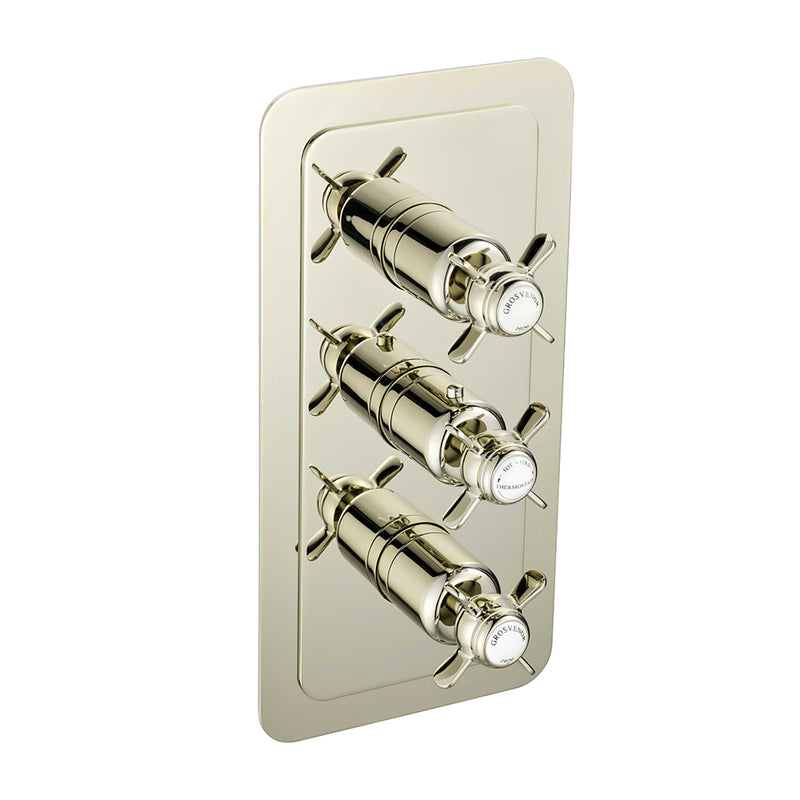 inch Thermostatic Conceal 3 Outlet Shower Valve