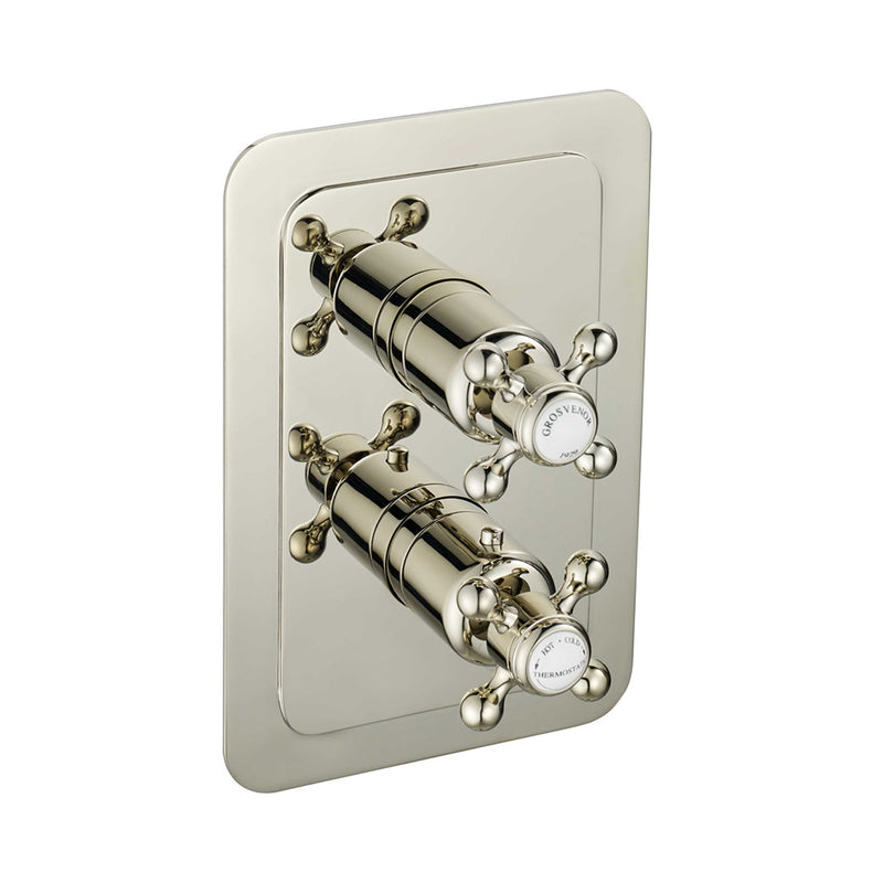 Tapron-Crosshead Single Outlet Concealed Thermostatic Vertical Shower Valve