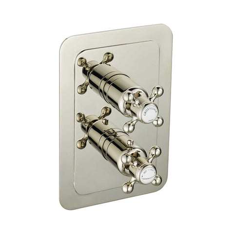 Tapron-Crosshead Single Outlet Concealed Thermostatic Vertical Shower Valve