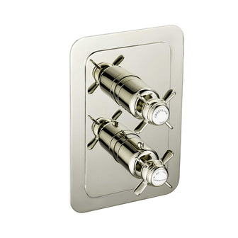 Brushed Nickel 2 Outlet Concealed Shower Valve Secondary image