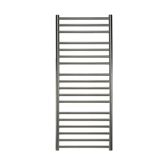 Brushed Stainless Steel Towel Rail Dual Fuel - 1200mm x 500mm Secondary image