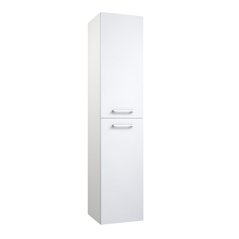 white tall bathroom cabinet - Tapron