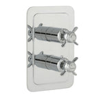 Traditional Single Outlet Thermostatic Shower Valve - Chrome 