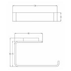 chrome toilet roll holder - Tapron