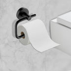 Black Toilet Roll Holder - Matt Finish
