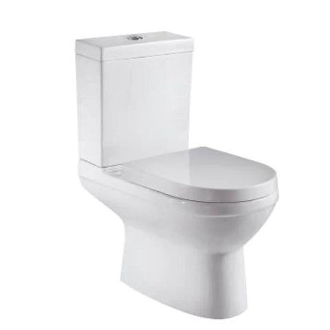 Toilet with Soft Close UF Seat Cover and Modern Rimless Technology -tapron