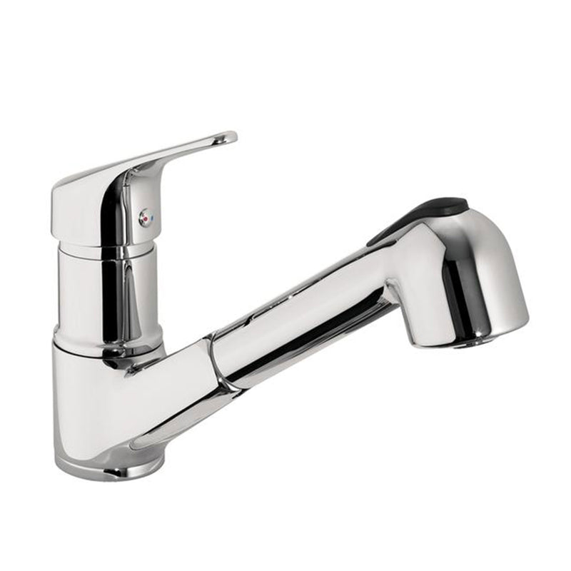 Topmix Pull Out Kitchen Tap with Swivel Spout - Chrome Finish