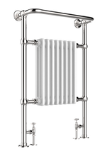 Traditional Towel Radiator Floor Mounted Chrome - H963mm x W673mm [GRO963CW]
