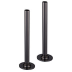 Black Radiator Bathroom-Tapron