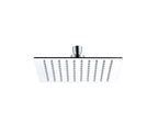 Ultra-Thin Best Water Saving Shower Head, 200mm - Chrome Finish
