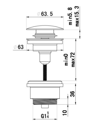 Universal Basin Waste Secondary image
