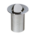 Flip Top Basin Waste, Unslotted - Chrome Finish-Tapron