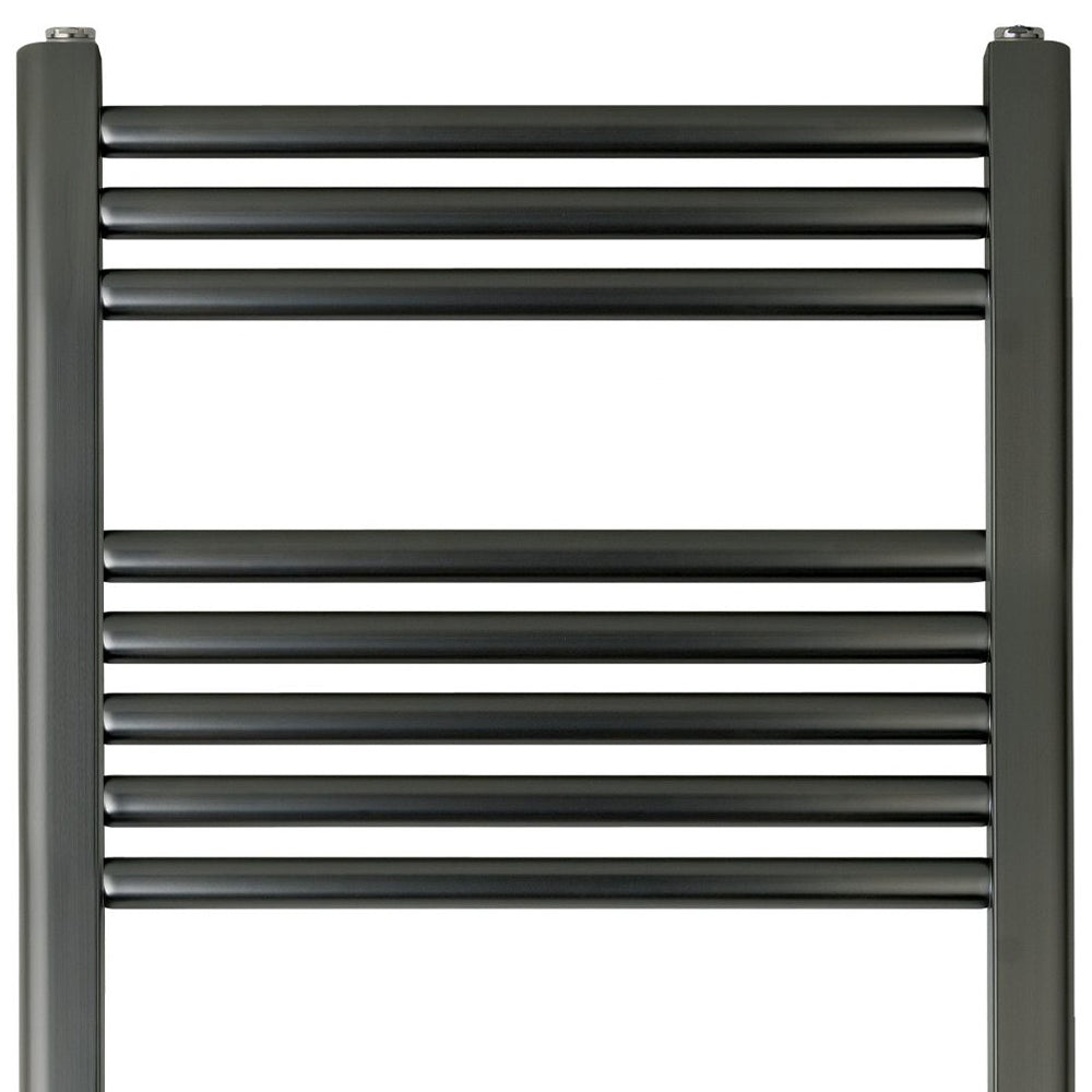 Black Heated Towel Rail