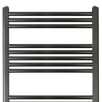Dual Fuel Towel Radiator 1200mm x 600mm - Brushed Black Secondary image